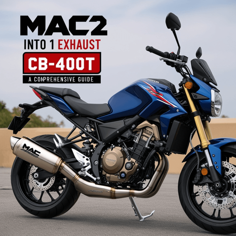 Mac 2 into 1 Exhaust CB400T