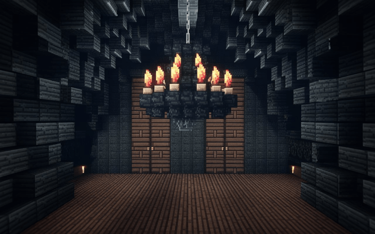 Black Chandelier Minecraft