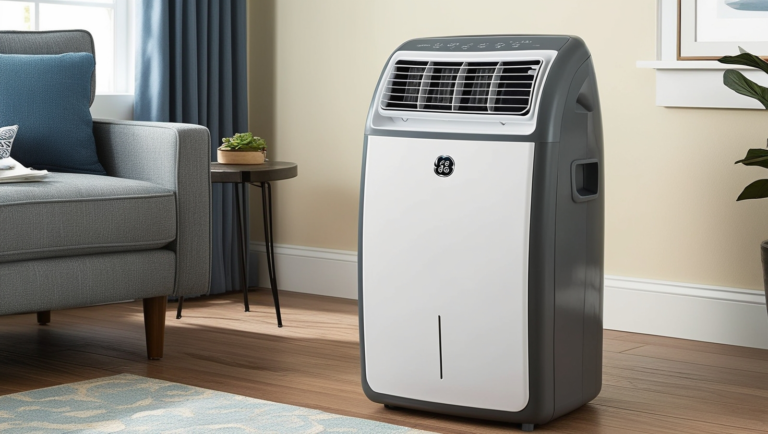 GE Portable Air Conditioner Model APCD08AXWWW1 C to F: Overview