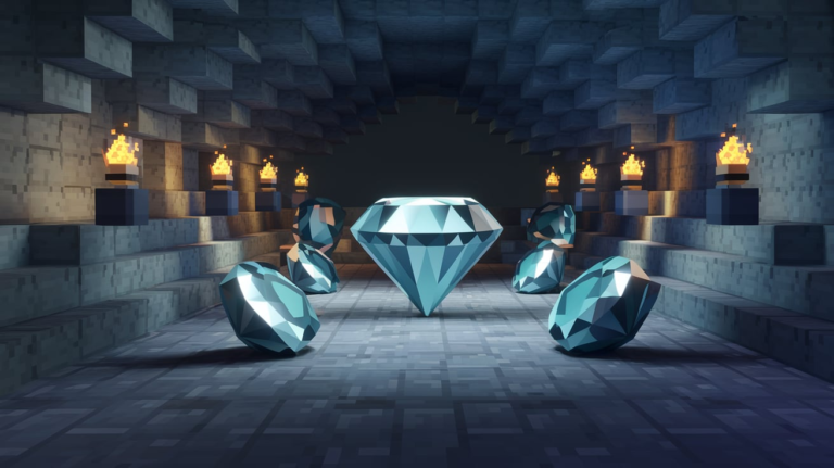 Diamond:lrxzd9btu5e= Minecraft