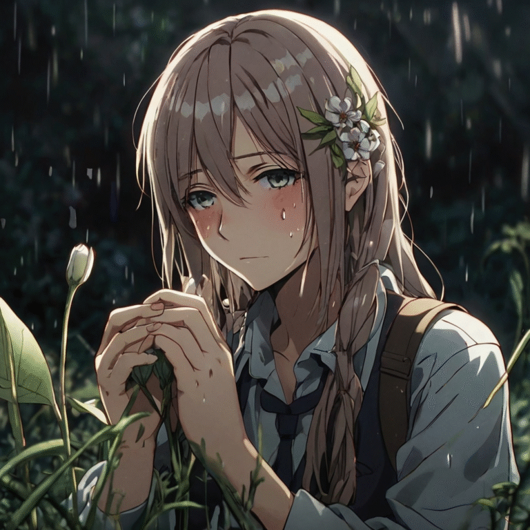 Tears on a Withered Flower