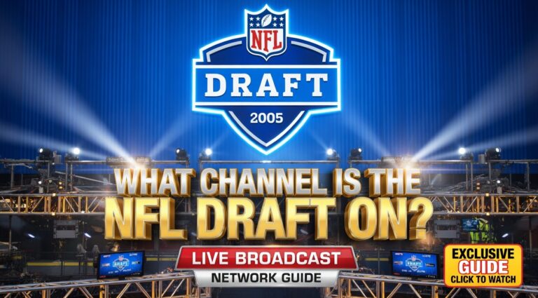 What Channel is the NFL Draft On