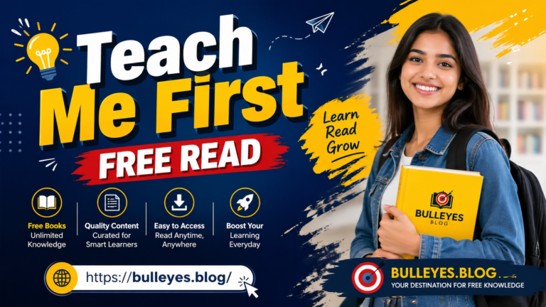 Teach Me First Free Read