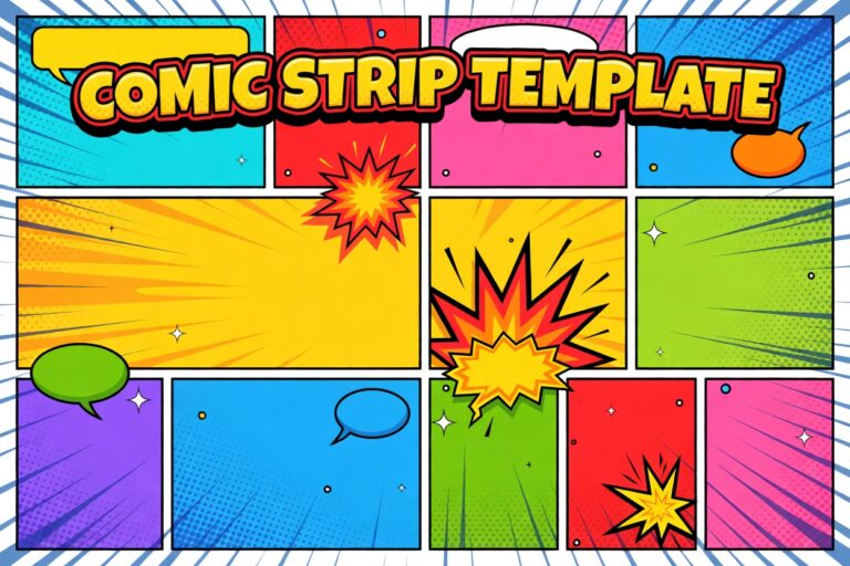 Comic Strip Template