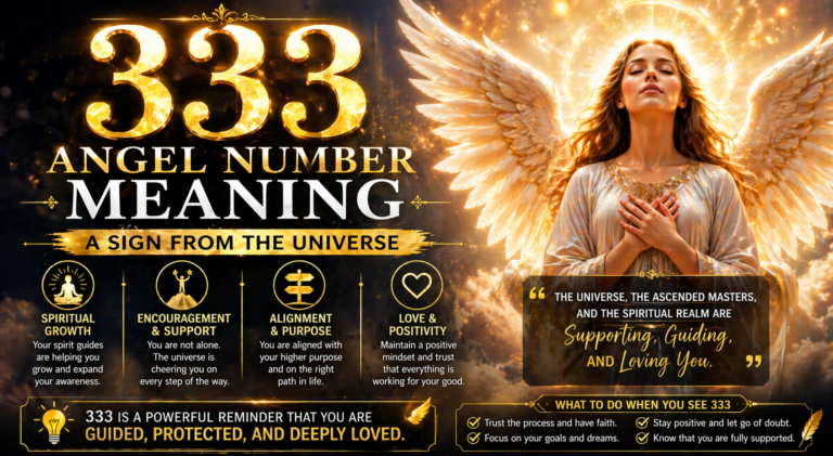 333 Angel Number Meaning