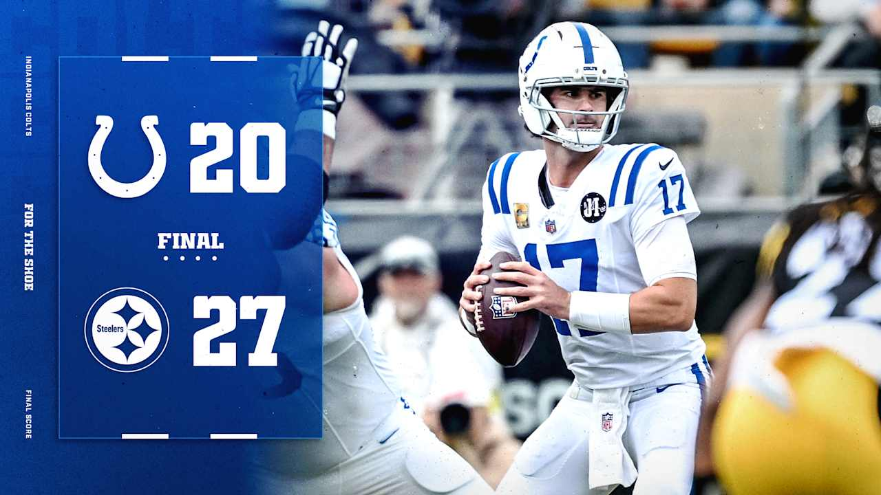 Colts vs Pittsburgh Steelers Match Player Stats
